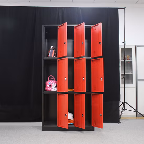 High Quality Metal Lockers 8 Door Stainless Steel Multiple Layer Clothing Locker