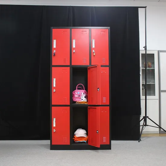 High Quality Metal Lockers 8 Door Stainless Steel Multiple Layer Clothing Locker