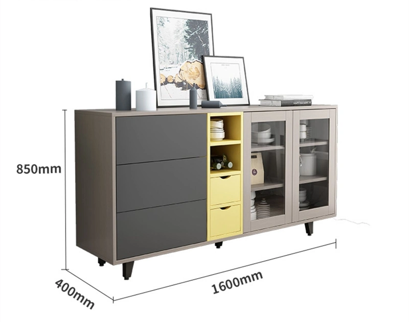 Chinese Factory Cheap Furniture Metal TV Cabinet TV Stands Cupboard Storage Side Tables Drawing Cabinet