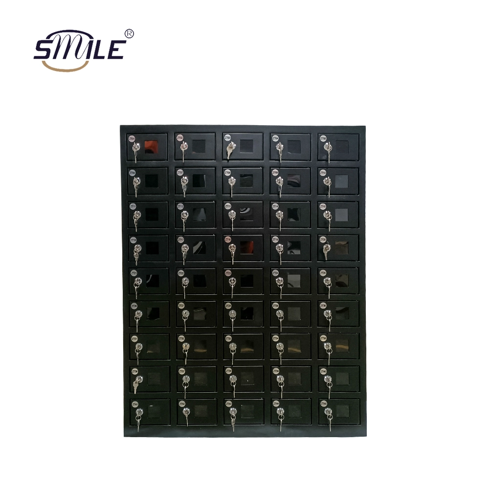 Smile Custom Metal Key Lockers with Multiple Doors