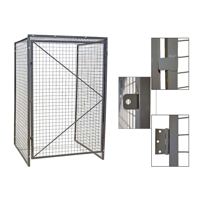 Single Tier and Double Tier Welded Wire Mesh Storage Lockers