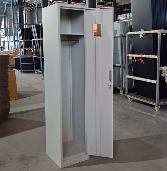 Schließfächer für Krankenhäuser, Umkleideräume aus Stahl, Aufbewahrung von Gepäck, Schuhschrank, Metallspind mit Schlüsselschloss, Vorhängeschloss, Garderobenschrank für Schwimmbäder, Einzeltür-Schließfach für Fitnessstudios