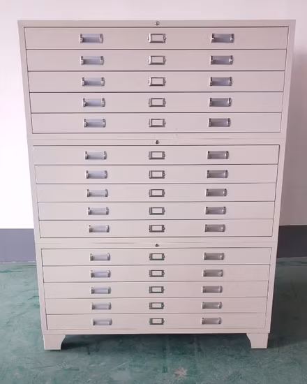Große Aktenkarte, Architektur, Zeichnungen, Aufbewahrung, Kommode, Schublade, Design, Aufbewahrungsschrank, flacher Schubladenschrank