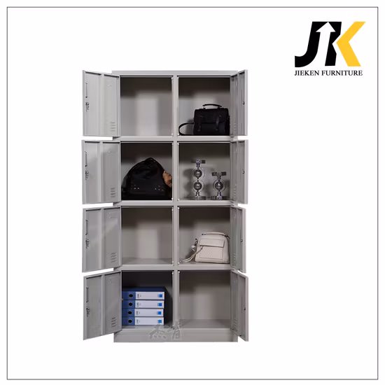 Metall-Stahl-Lagerschrank für Kleidung mit mehreren Türen