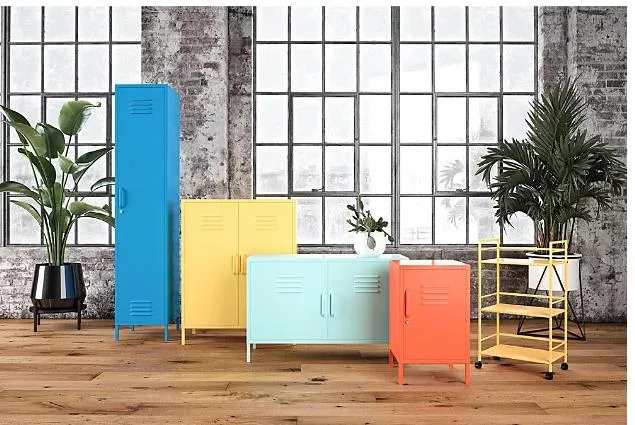 Einzelner Stahl-Hausspind mit Griff und Schloss