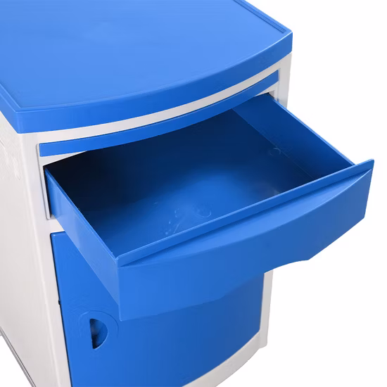 Krankenhausmöbel Medizinischer Krankenhausschrank aus ABS-Kunststoff, abschließbarer Nachttisch