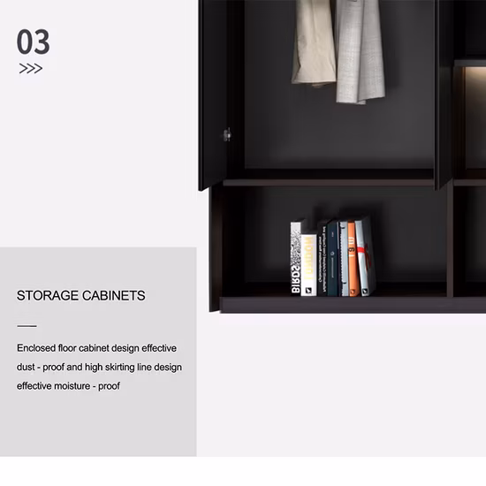 Hochwertige, moderne, luxuriöse, moderne Büromöbel, Boss-Büro-Aktenschrank, großer vertikaler Aktenschrank aus Holz