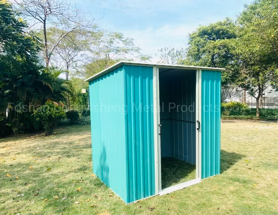 Aufbewahrungs-Werkzeughaus aus Metall, einfach zu montierender Hinterhof-Metallschuppen RDS6X4-GS2