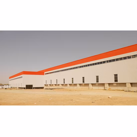 China Low Cost 1000 Quadratmeter wirtschaftliche Stahlgebäude Garage Hangar Stahlkonstruktion