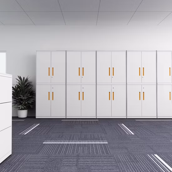 Seitlicher Aktenschrank aus Metall für die Verwendung in Schulbibliotheken, Bankbüros und Schubladen